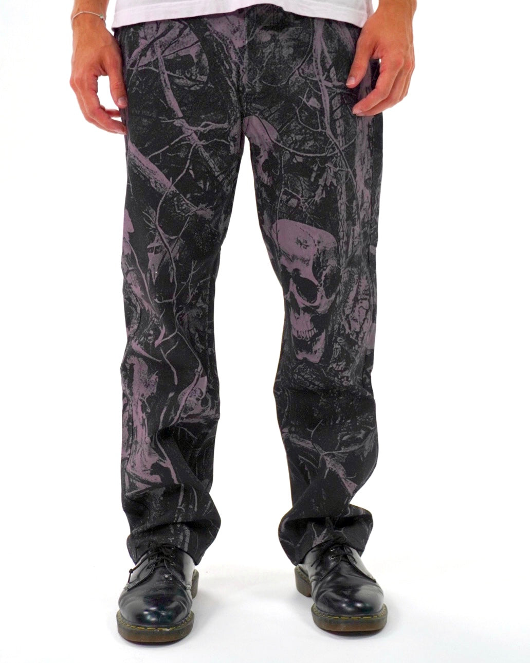 FEAR TREE CAMO PANTS - BLACK