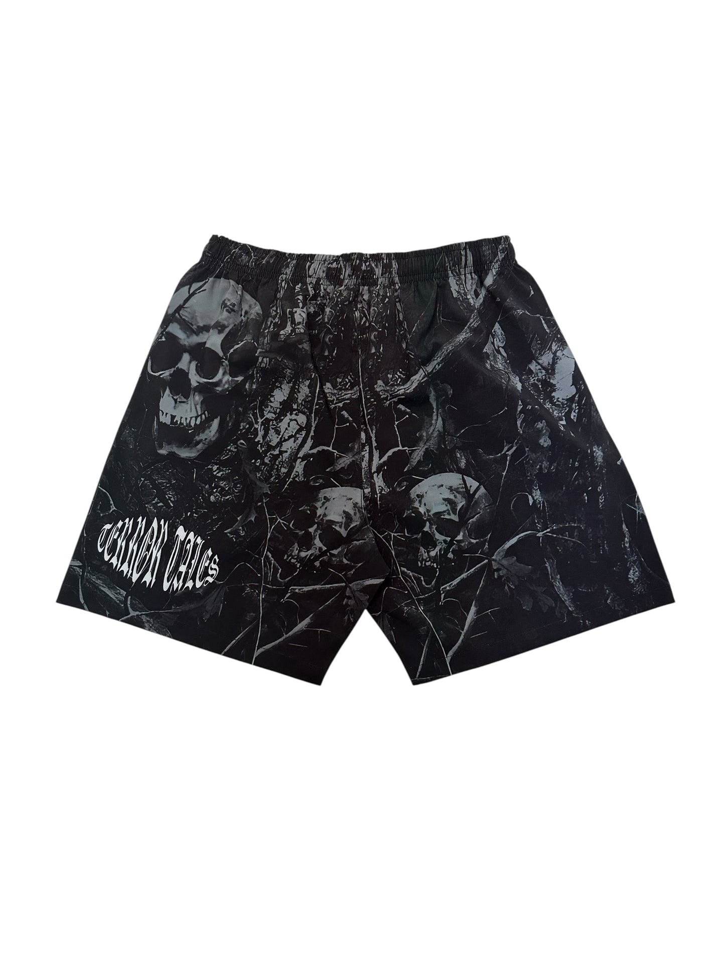 FEAR TREE CAMO SHORTS - BLACK