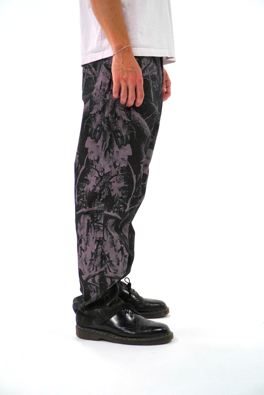 FEAR TREE CAMO PANTS - BLACK
