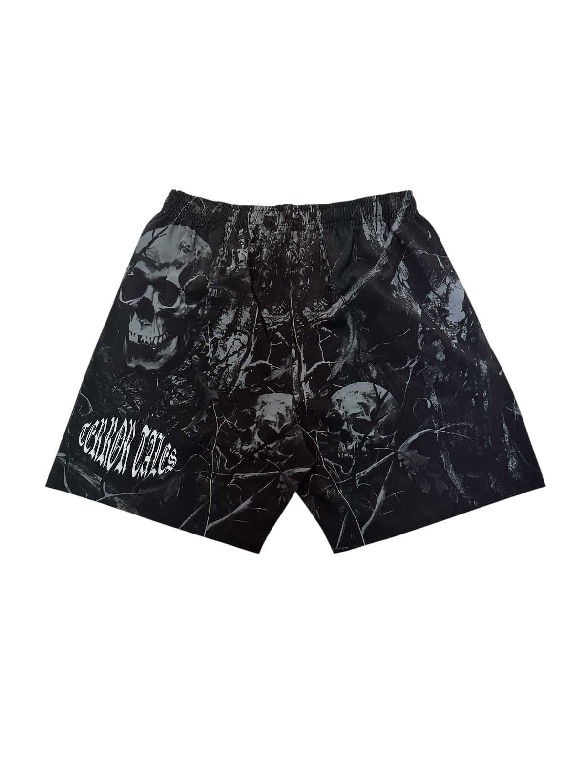 FEAR TREE CAMO SHORTS - BLACK [PRE-ORDER]