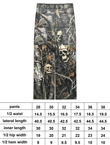 FEAR TREE CAMO CARGO PANTS