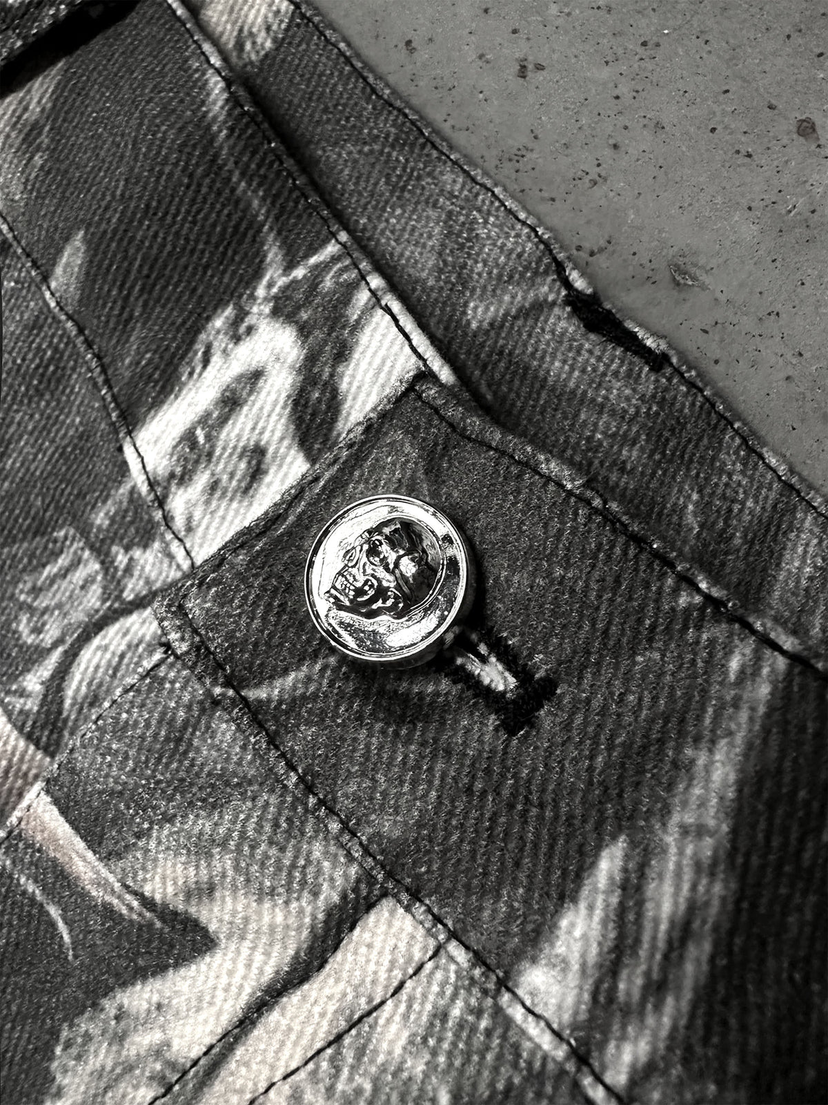 FEAR TREE CAMO CARGO PANTS V2 - BLACK [PRE-ORDER]