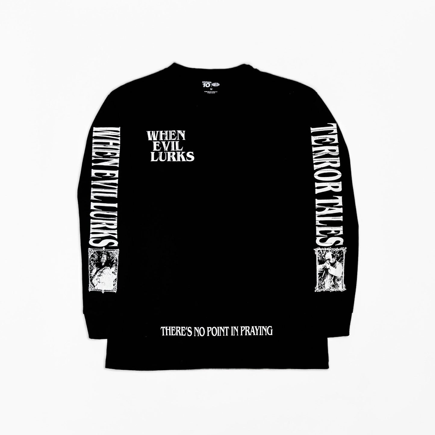'When Evil Lurks' Long Sleeve - Black