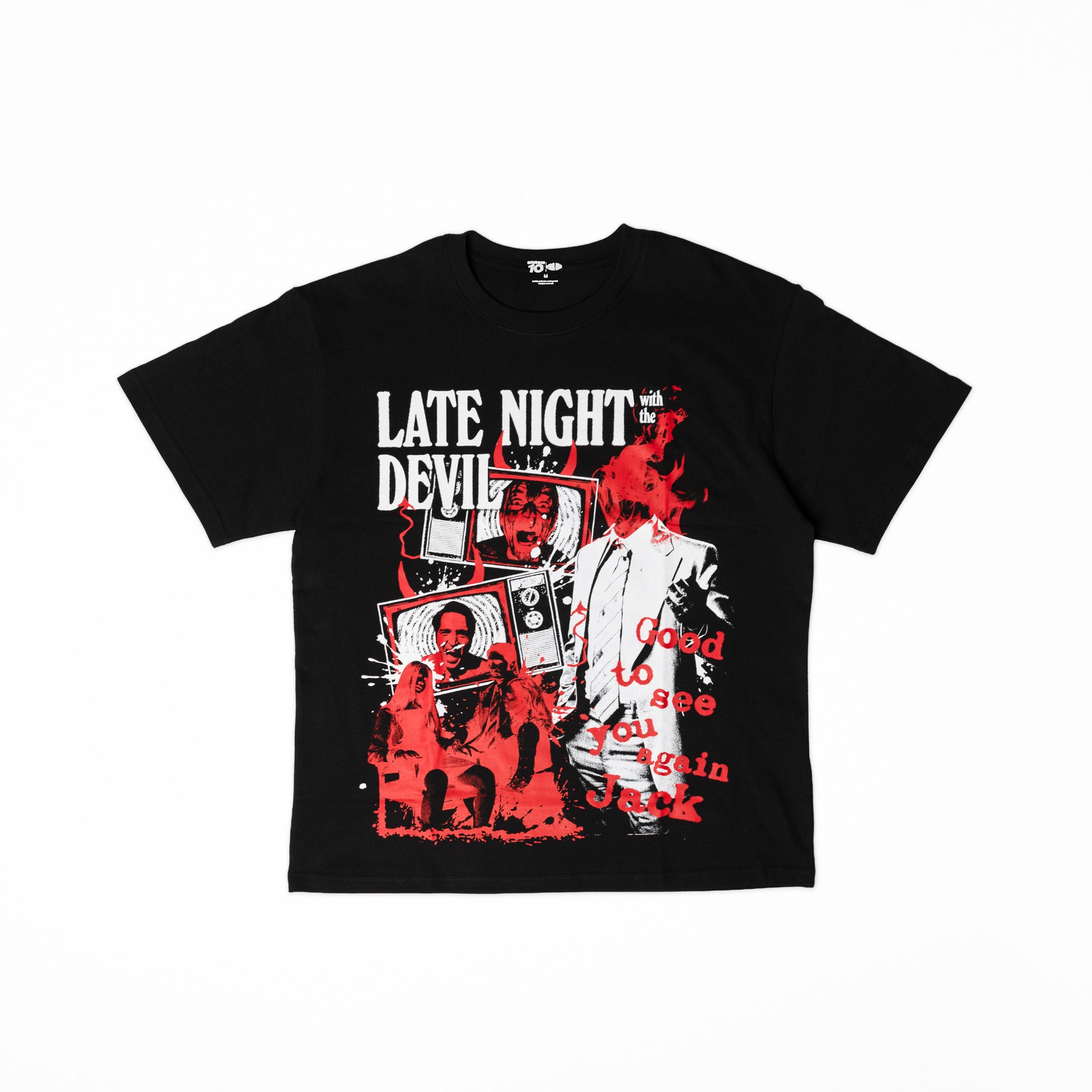 Late Night With The Devil' Tee – Terror Tales Clothing